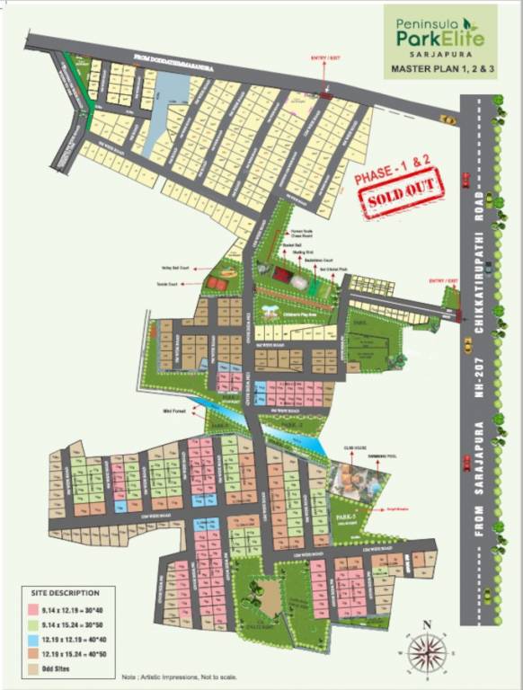  park elite phase iii Layout Plan