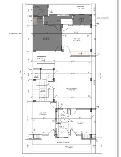  elegant-floors-2 Elegant Floors 2 Cluster Plan from 1st to 4th Floor