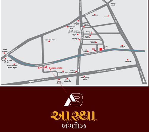  aastha-bunglows Location Plan