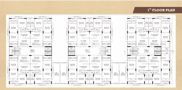  pelican-heights Block A & B & C Cluster Plan for 1st Floor