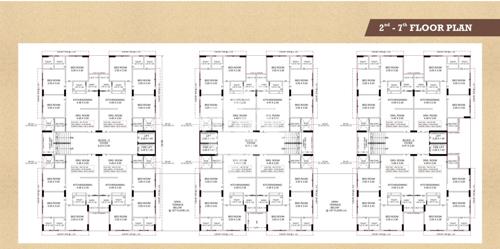  pelican-heights Block A & B & C Cluster Plan from 2nd to 7th Floor