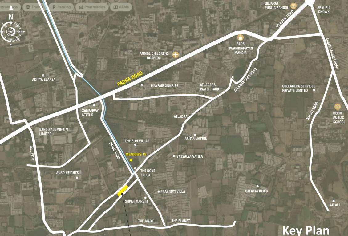  meadows skyline Location Plan