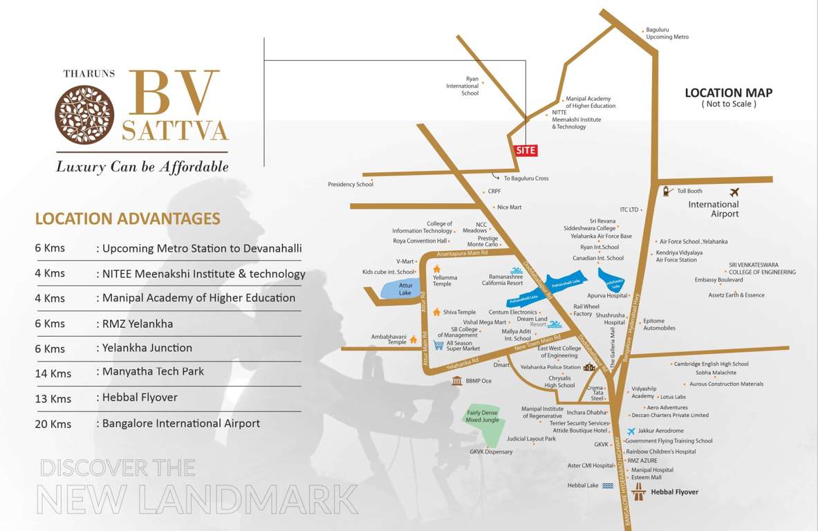  tharuns bv sattva Location Plan