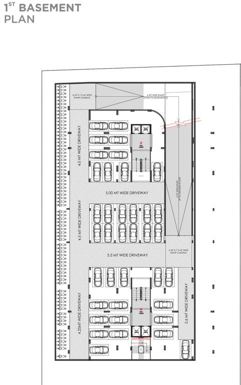  shrim leela bliss Block   A, B 1st Basement Cluster Plan