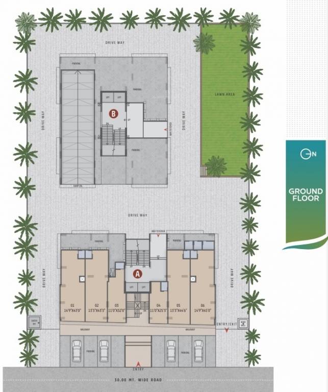  skyleaf Block A Cluster Plan