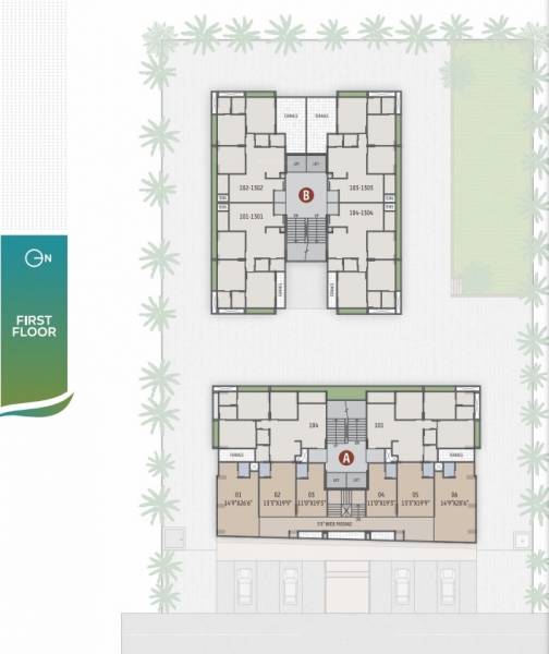  skyleaf Block A Cluster Plan
