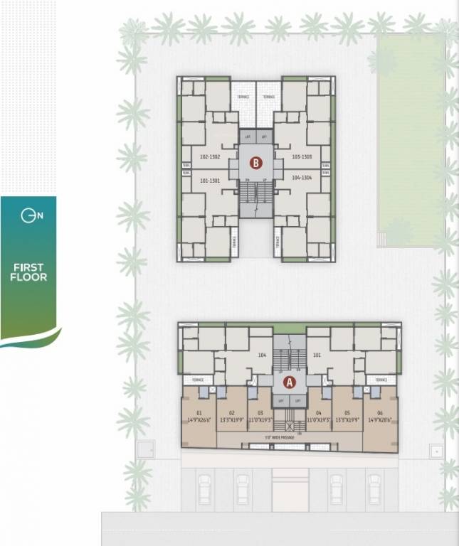  skyleaf Block A Cluster Plan