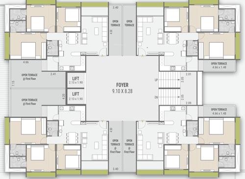  the-venetia The Venetia Cluster Plan For 1st Floor