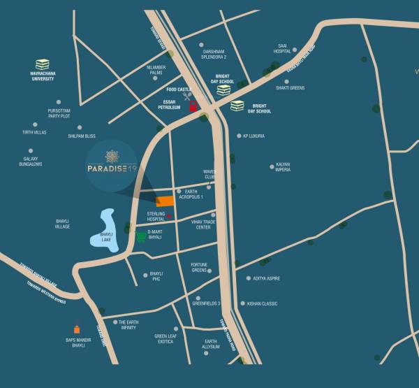  paradise-19 Location Plan