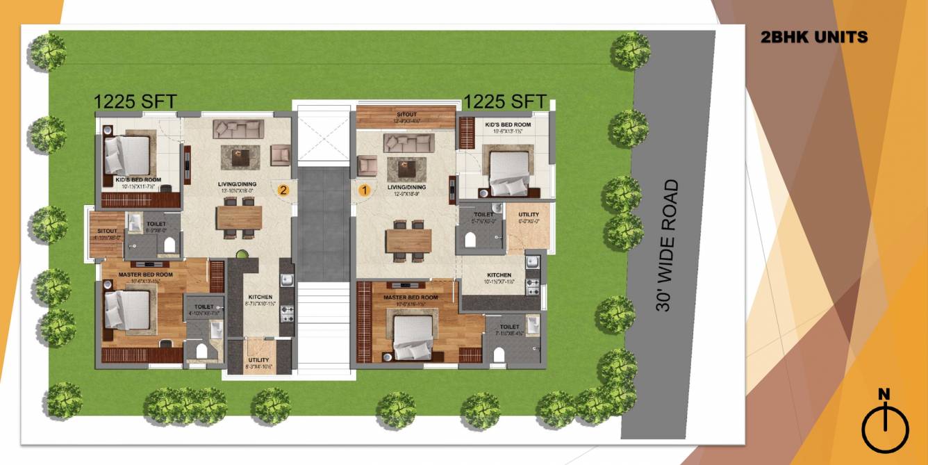  nest Nature Nest Cluster Plan