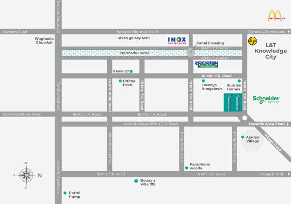 Location Plan serenity-villa Location Plan