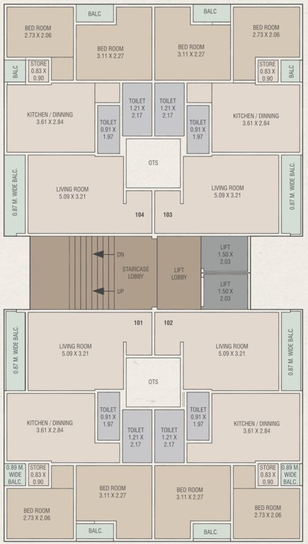 residency Residency Cluster Plan For 1st Floor