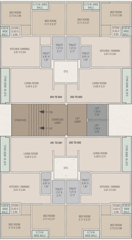  residency Residency Cluster Plan From 2nd To 6th Floor