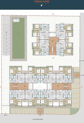  sthapana-84 Block A , Block B, Block C Cluster Plan from 1st to 6th Floor