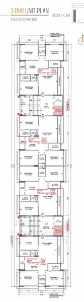 Block C & D Cluster Plan from 2nd to 10th Floor bliss Block C & D Cluster Plan from 2nd to 10th Floor