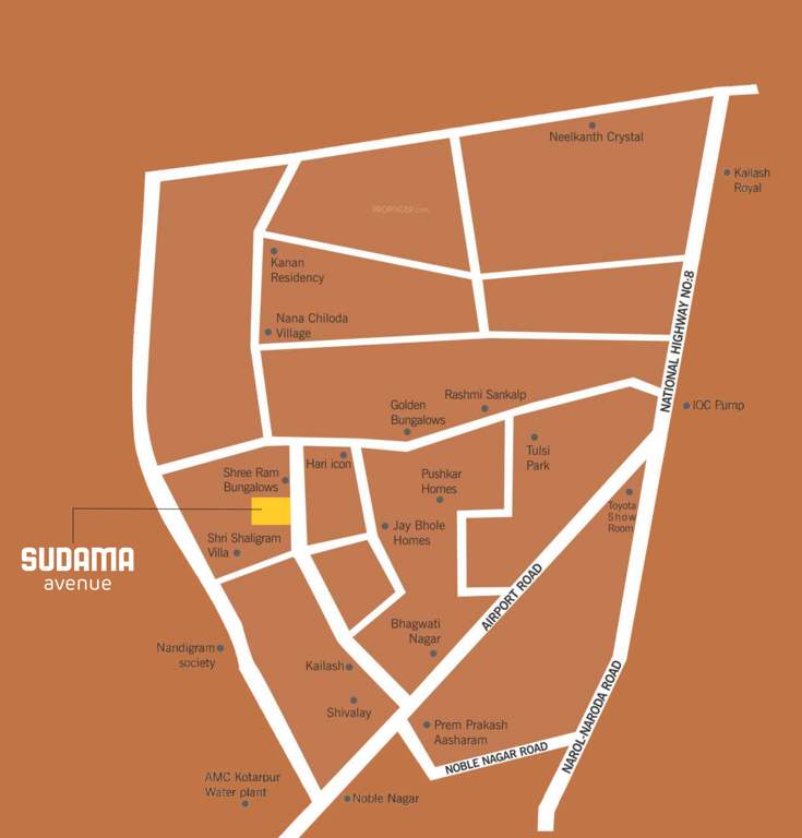  sudama avenue Location Plan