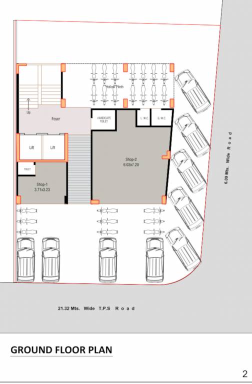  rushikesh apartment Rushikesh Apartment Ground Floor Cluster Plan