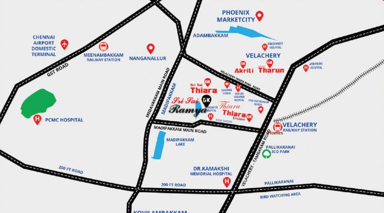 sri sai ramya Location Plan