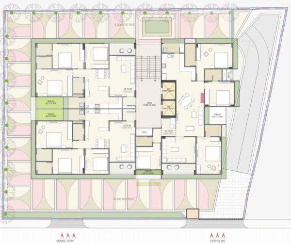  shivam-elegance Shivam Elegance Cluster Plan For 1st Floor