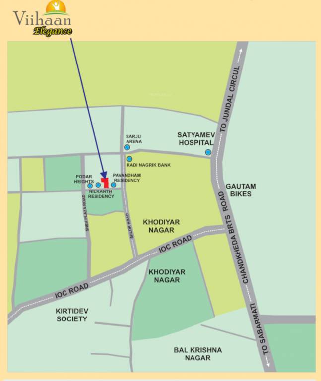  viihaan elegance Location Plan