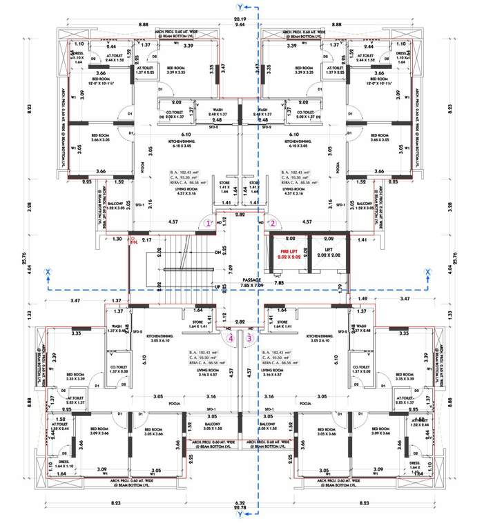  siddhi vinayak elements phase 1 Block A Cluster Plan
