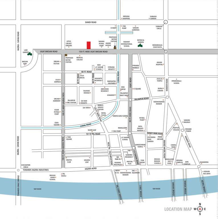  siddhi vinayak elements phase 1 Location Plan