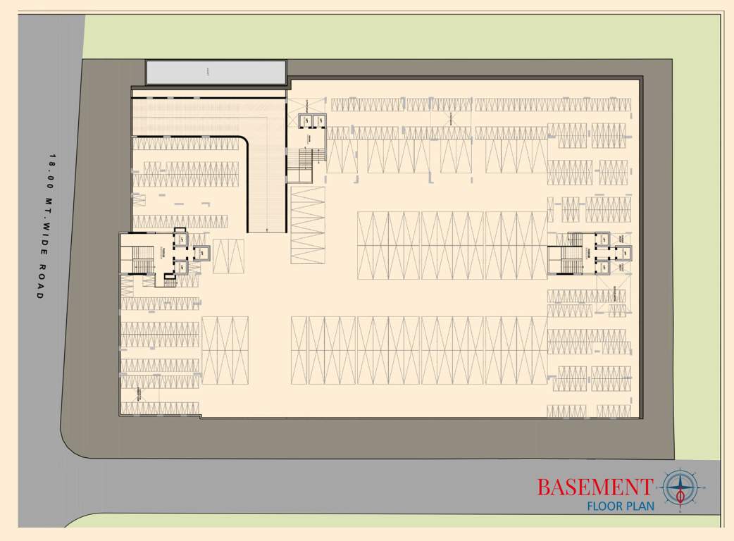  palace Block A, B & C Cluster Plan For Basement