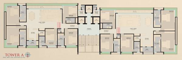 Block A Cluster Plan For 2nd, 3rd, 5th, 6th, 8th & 9th palace Block A Cluster Plan For 2nd, 3rd, 5th, 6th, 8th & 9th
