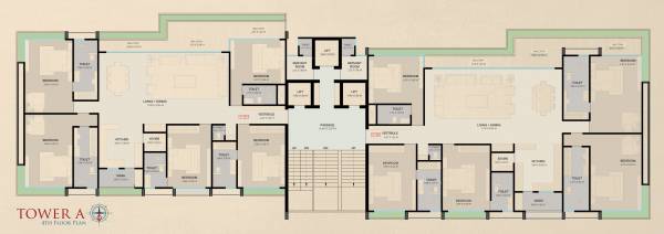 Block A Cluster Plan for 4th Floor palace Block A Cluster Plan for 4th Floor