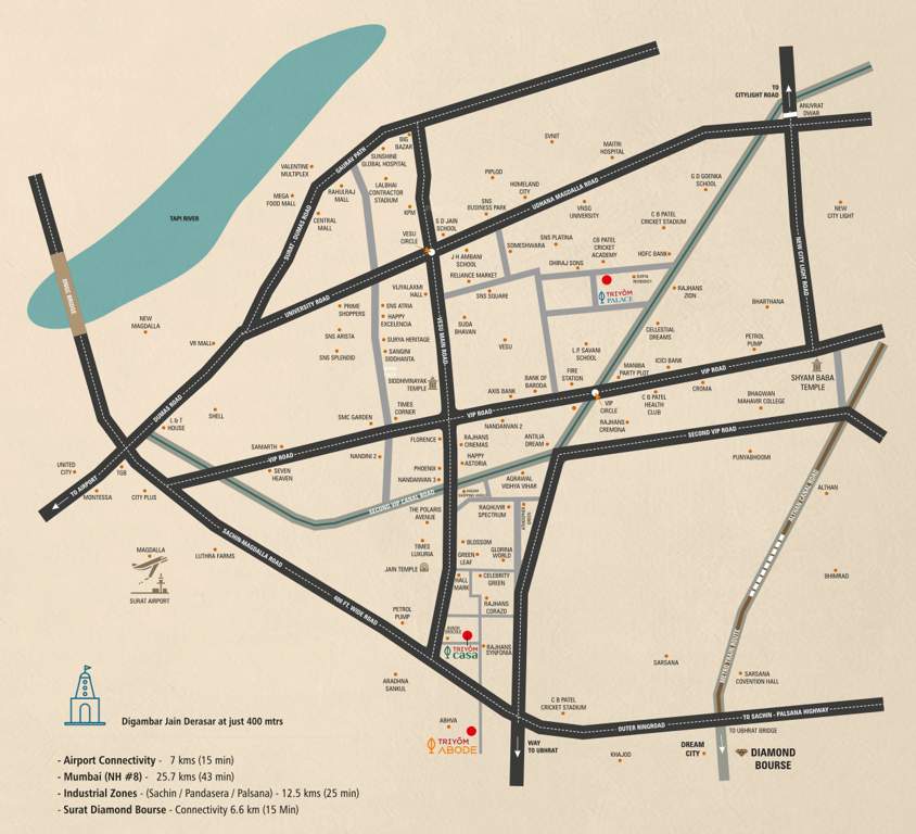  palace Location Plan