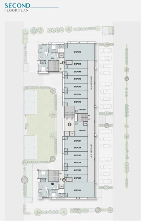  antilia anant Block C Cluster Plan for 2nd Floor