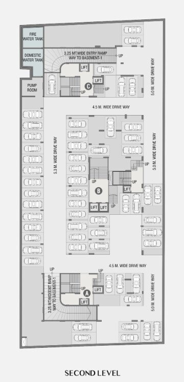  antilia anant Block C Cluster Plan for 2nd Floor Level