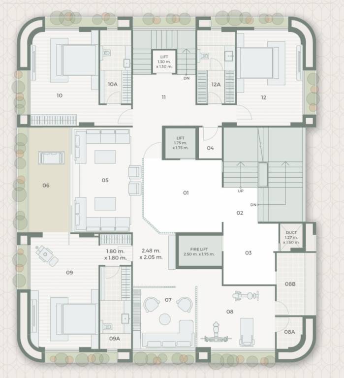  olive xiv Olive XIV Cluster Plan for 5th Floor