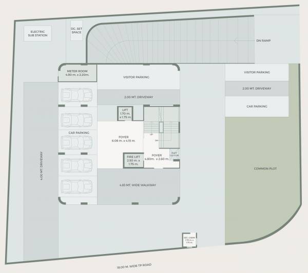  olive-xiv Olive XIV Cluster Plan For Ground Floor