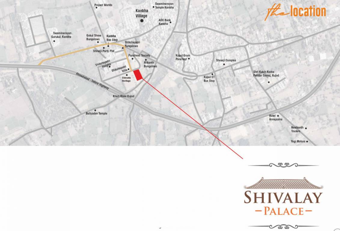  shivalay palace Location Plan