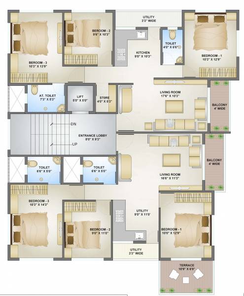  janak-regency Janak Regency Cluster Plan from 1st to 5th Floor