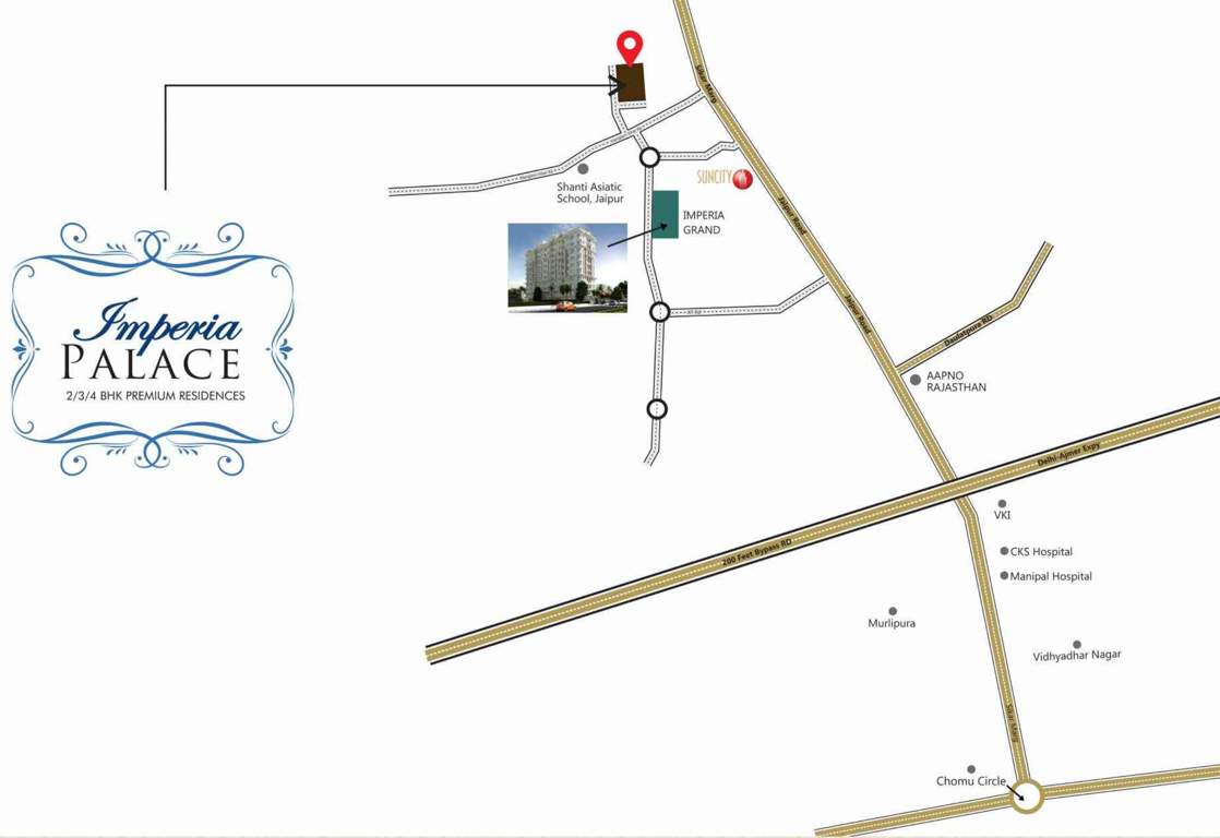  imperia palace Location Plan