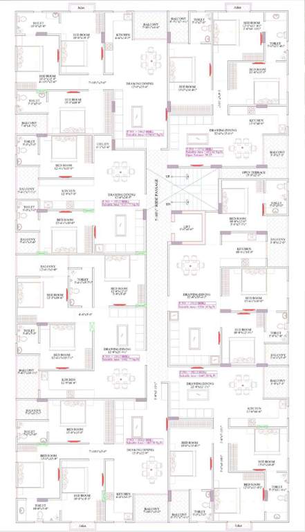  arya mansion Block A Cluster Plan