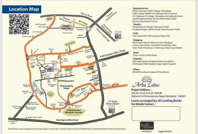 locationPlan of Arka Lotus
