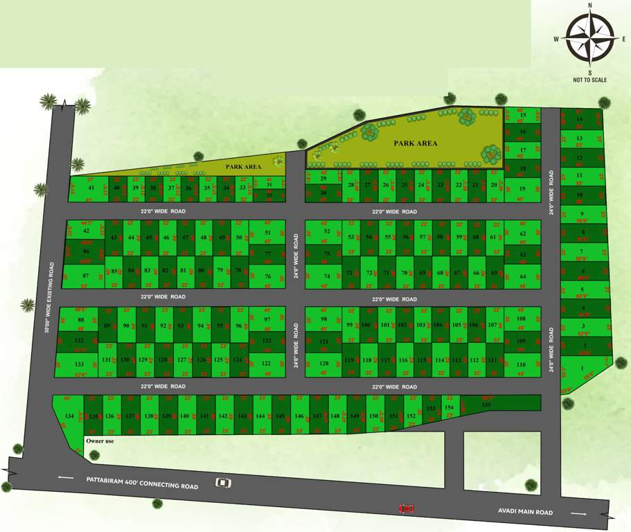  lakshmi modern city Layout Plan