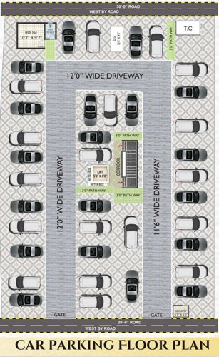  slv-nivasa SLV Nivasa Car Parking Cluster Plan