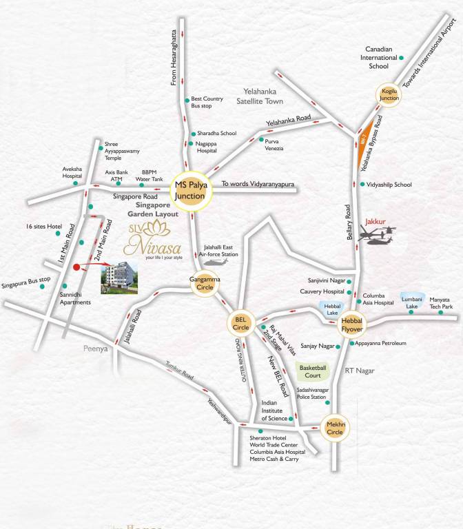  slv nivasa Location Plan