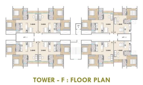  i-stay-project Kaatyayni Imperial Tower F Cluster Plan