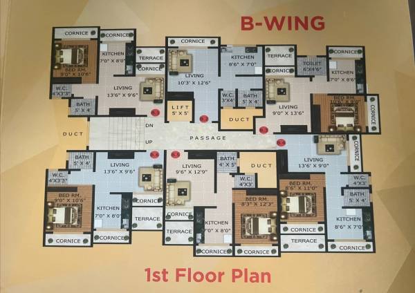  vastu-rachana Wing A Cluster Plan