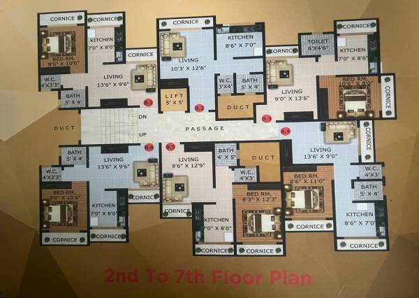  vastu-rachana Wing B Cluster Plan