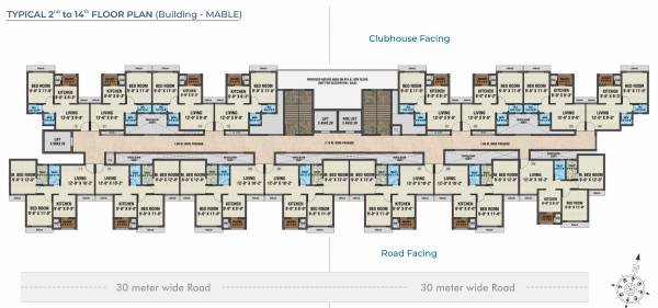  aayan Arihant Aayan Cluster Plan From 2nd To 14th Floor