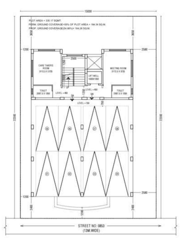  co operative Jyotsna Co Operative Cluster Plan for ground Floor