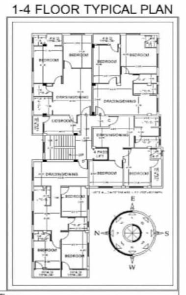  pixel GRP Pixel Cluster Plan from 1st to 4th Floor