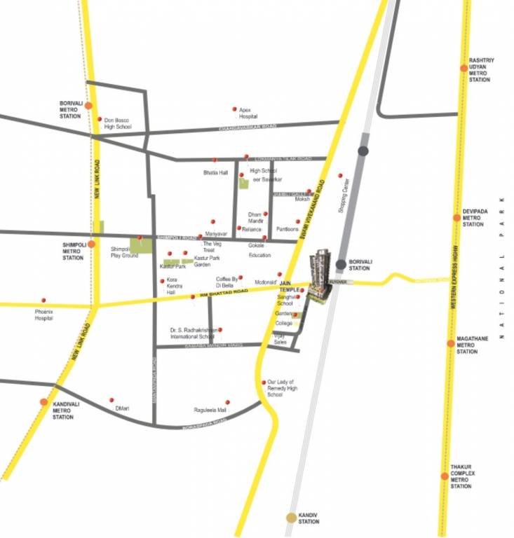  meghalok heights Location Plan