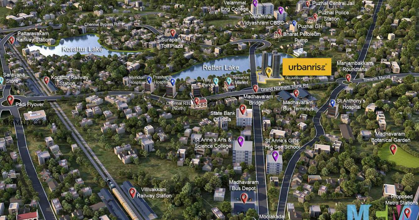  jewel of chennai Location Plan